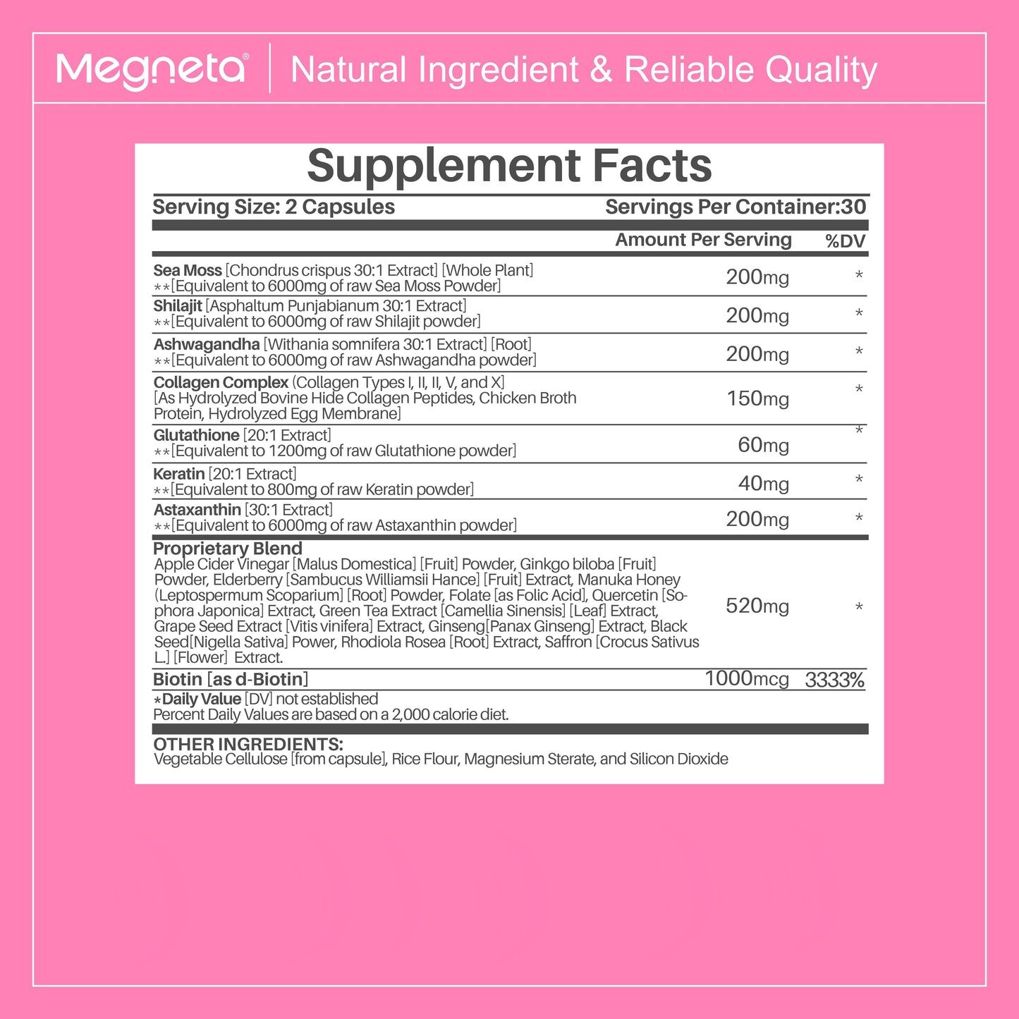 Megneta women energy supplements-20 In 1 Vitamins