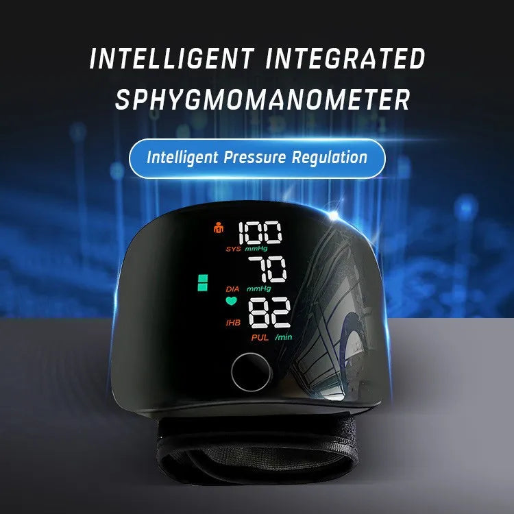 LED Rechargeable Wrist Blood Pressure Monitor